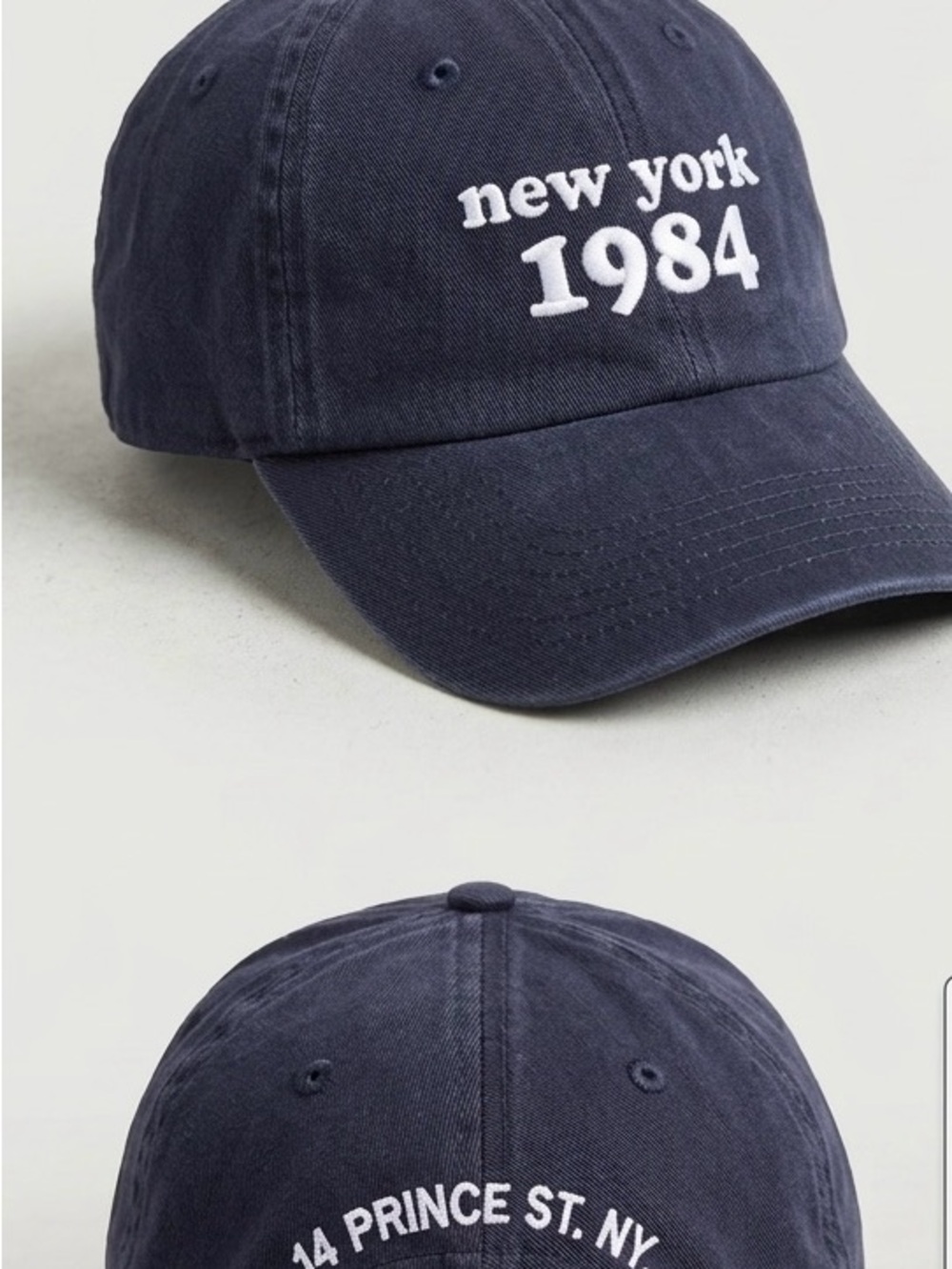 New York 1984 Embroidered Baseball Cap - Navy
